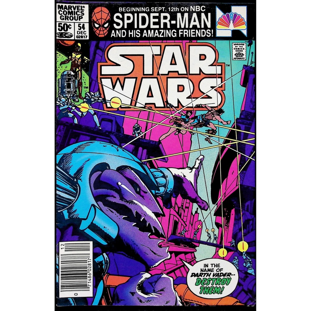 Star Wars #54 Newsstand Marvel comic book 1981